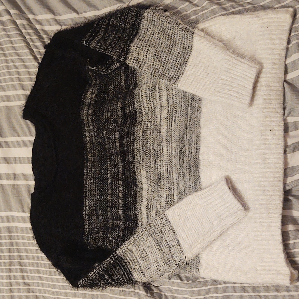 Unbranded Black & White Sweater